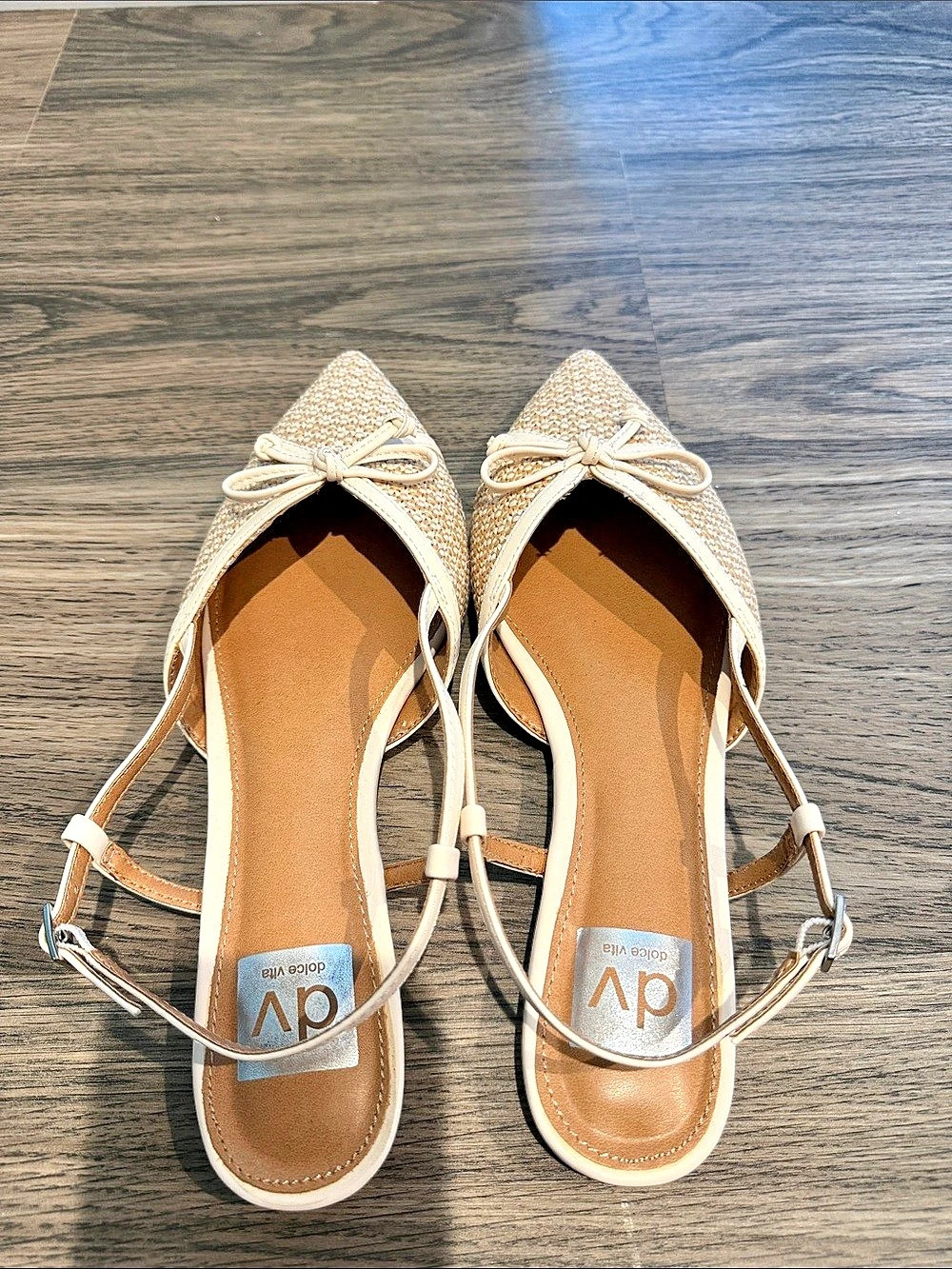 DV by Dolce Vita Strappy Woven Sandals in Tan